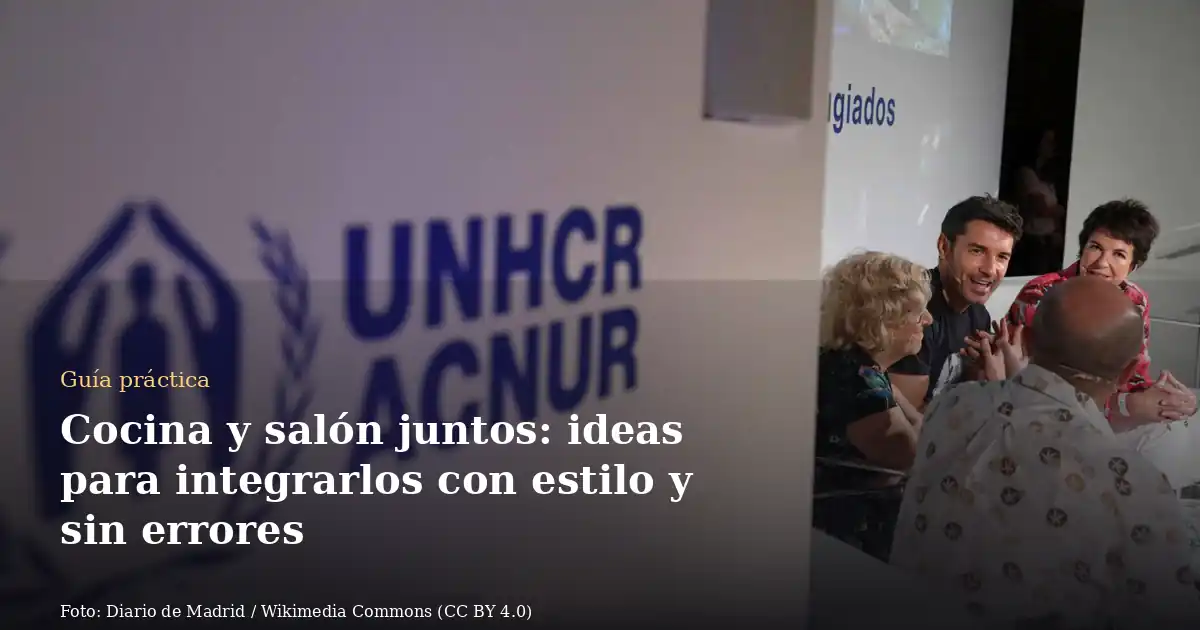 Cocina y salón juntos: ideas para integrarlos con estilo y sin errores
