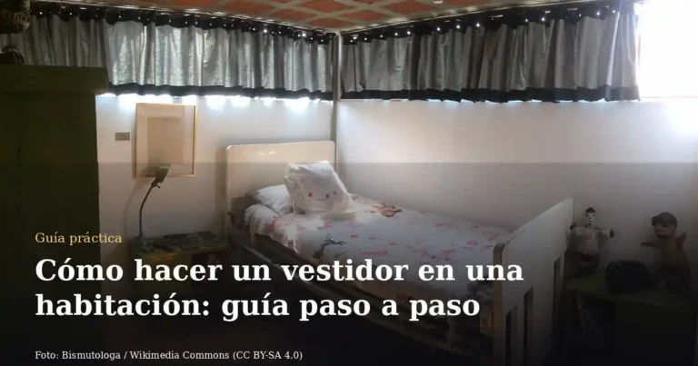 Cómo hacer un vestidor en una habitación: guía paso a paso