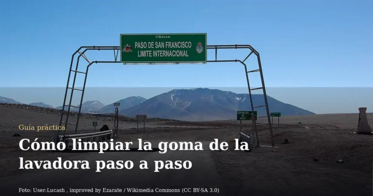 Cómo limpiar la goma de la lavadora paso a paso